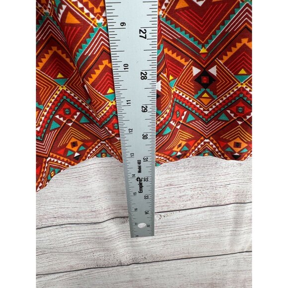Band of Gypsies Southwest Print Mini Dress Women's Size Small Brown/Rust - Picture 9 of 9